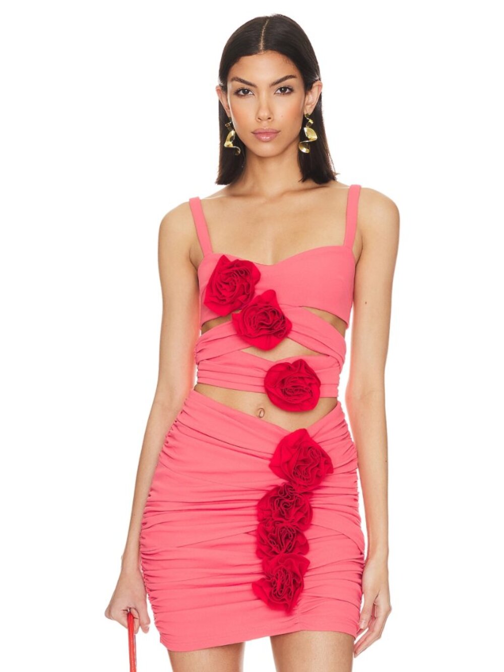 Atoir The Déjú Crop Top in Azalea Pink